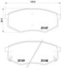 BREMBO P 30 055 Brake Pad Set, disc brake